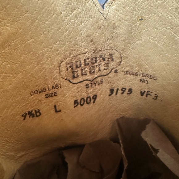 Nocona Women’s 9.5B Brown Western Cowboy Boots Vintage Leather Classic Stitching - Picture 8 of 8